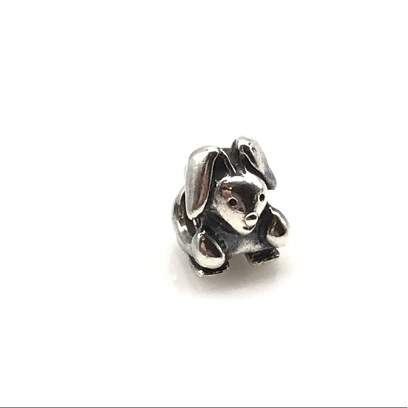 Pandora Retired Bunny Rabbit Charm - Picture 1 of 5